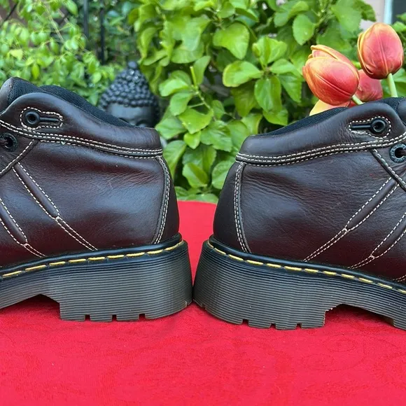 🏴󠁧󠁢󠁥󠁮󠁧󠁿 Dr. Martens MIE Vintage Chunky Brown Platform Oxfords UK 5