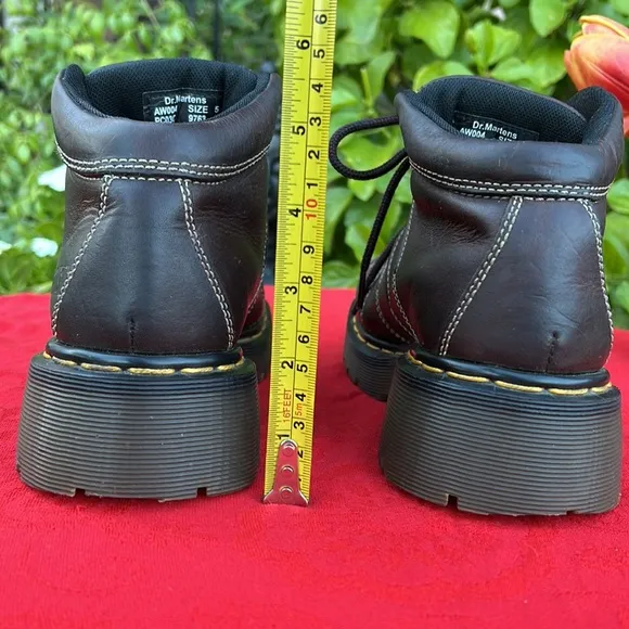 🏴󠁧󠁢󠁥󠁮󠁧󠁿 Dr. Martens MIE Vintage Chunky Brown Platform Oxfords UK 5