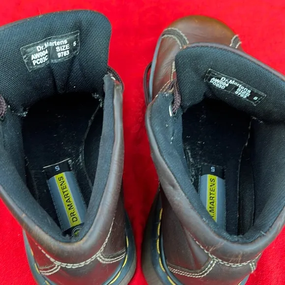 🏴󠁧󠁢󠁥󠁮󠁧󠁿 Dr. Martens MIE Vintage Chunky Brown Platform Oxfords UK 5