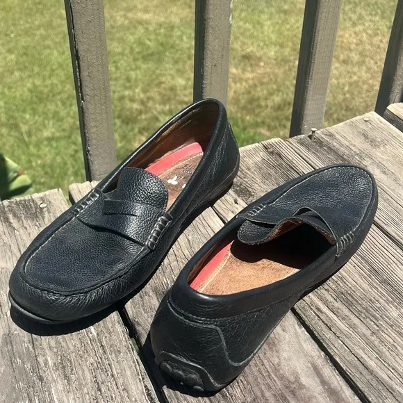 ▪️ Florsheim Men’s  Throttle Penny Loafers Driving Mocs •Black •SIZE 13M