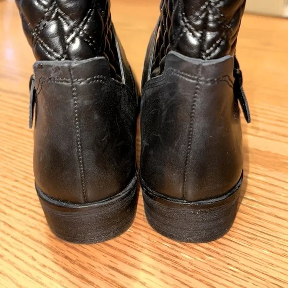 🔥 FRANCO SARTO Black Padua Boots Size 8.5M