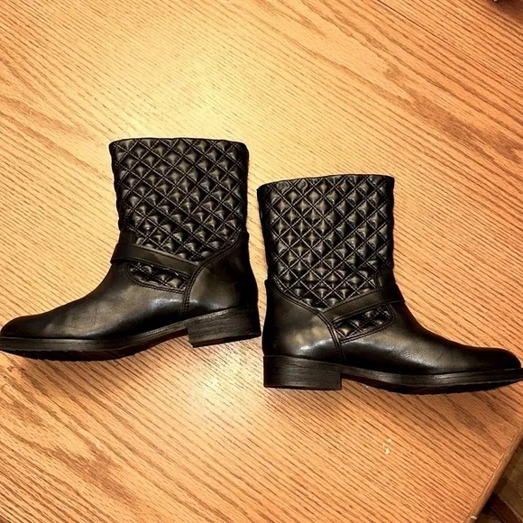 🔥 FRANCO SARTO Black Padua Boots Size 8.5M