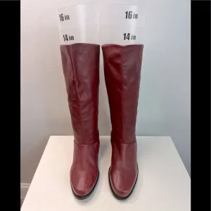 *** Markon Shellys London Mid Calf Riding Boots Size 7W (BB026??)