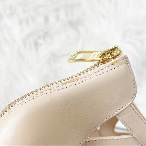 🆕 Rachel Zoe Women's Senegal Caged Heel Sandals in Cream Size 8.5