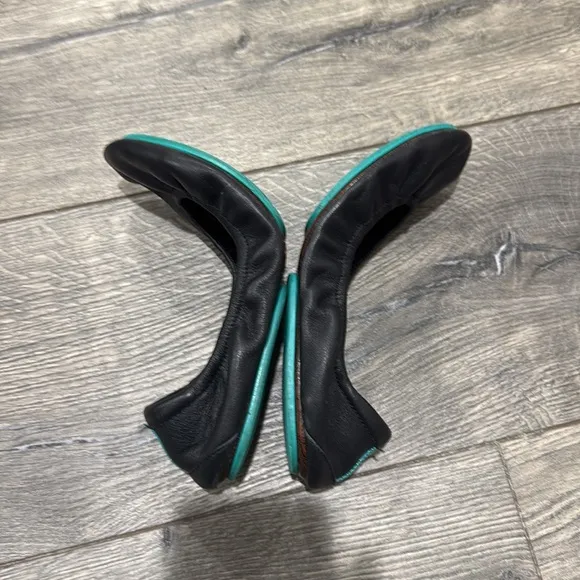 • Tieks • Women’s Matte Black Flats Foldable  7