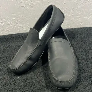 🔥🔥 UGG Australia UGG HENRICK Black  DRIVING Loafer SHOES Men Sz 10/10.5 - EUC