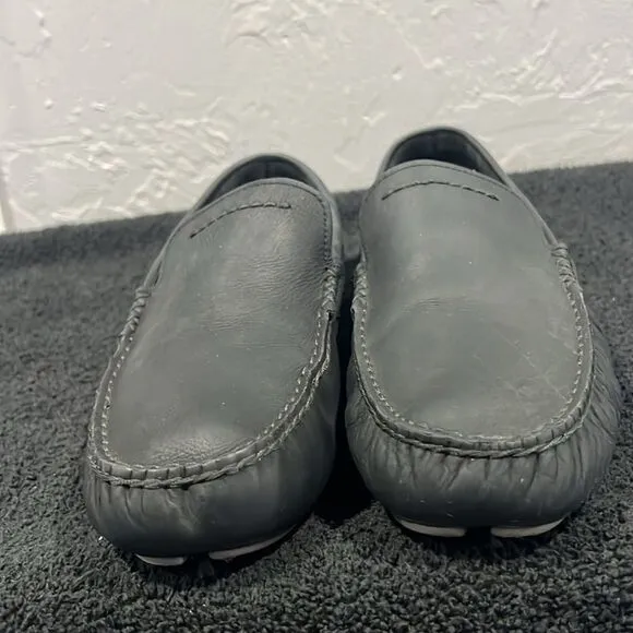 🔥🔥 UGG Australia UGG HENRICK Black  DRIVING Loafer SHOES Men Sz 10/10.5 - EUC