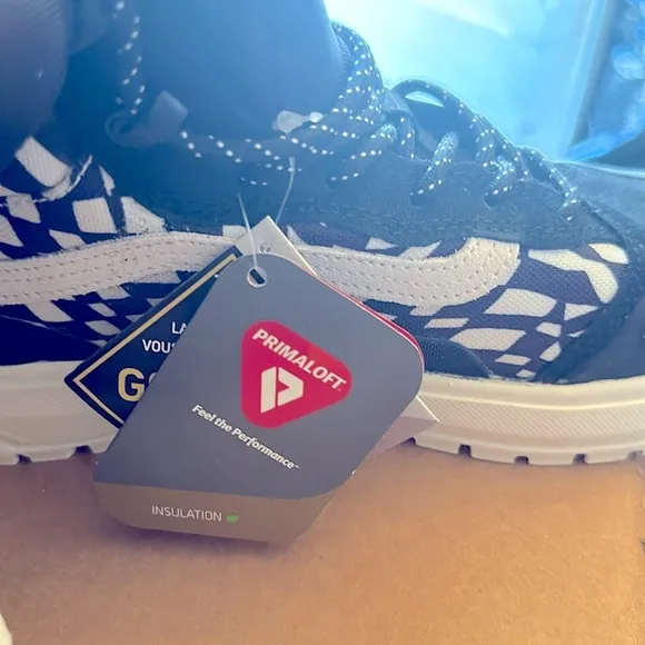 #44❤️ BNWT Vans UltraRange EXO Hi GTX checked sneakers in black