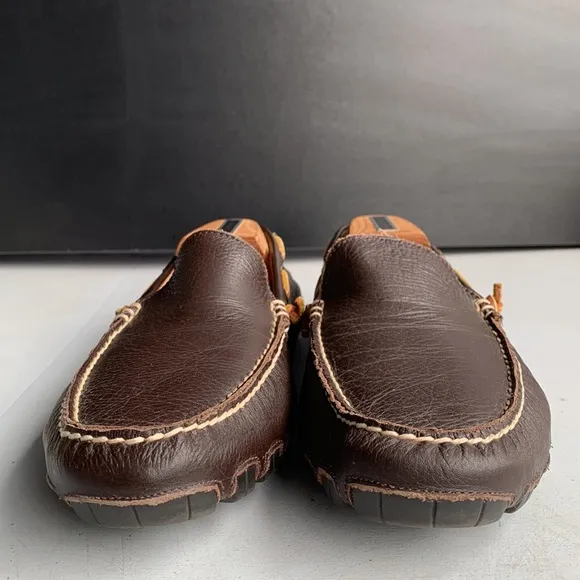 530 Ralph Lauren Arkley‎ Loafers Shoes Men’s Brown Leather Driving Moc Size 8.5