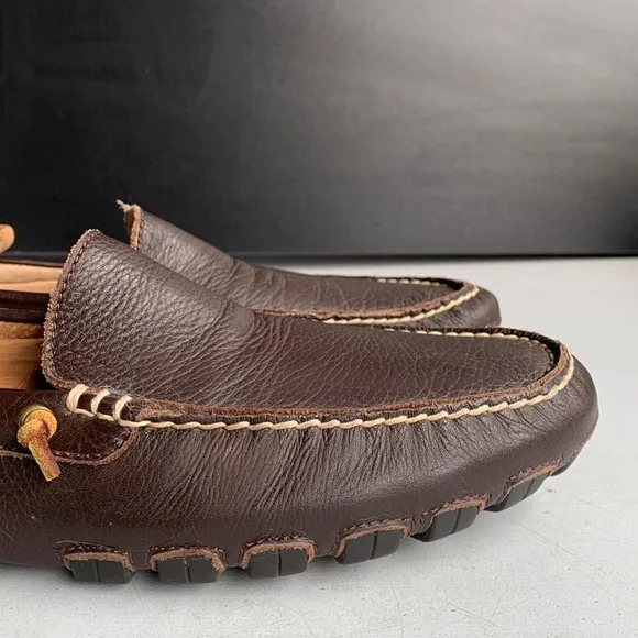 530 Ralph Lauren Arkley‎ Loafers Shoes Men’s Brown Leather Driving Moc Size 8.5