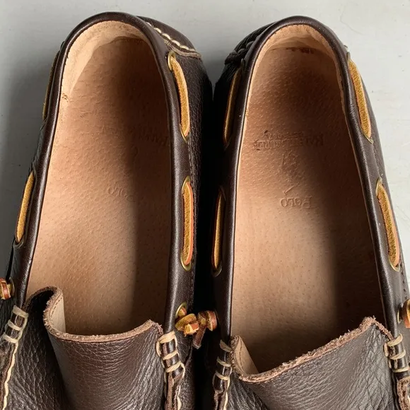 530 Ralph Lauren Arkley‎ Loafers Shoes Men’s Brown Leather Driving Moc Size 8.5