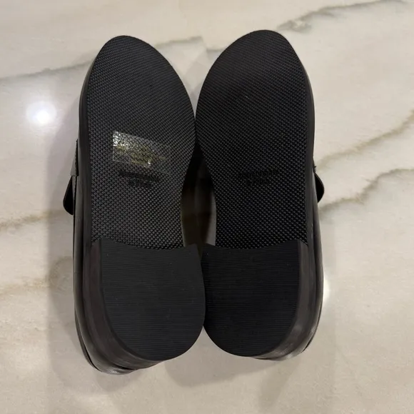 Abercrombie &amp; Fitch Loafers Size 10 Black Faux Leather