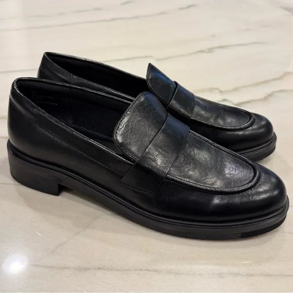 Abercrombie &amp; Fitch Loafers Size 10 Black Faux Leather