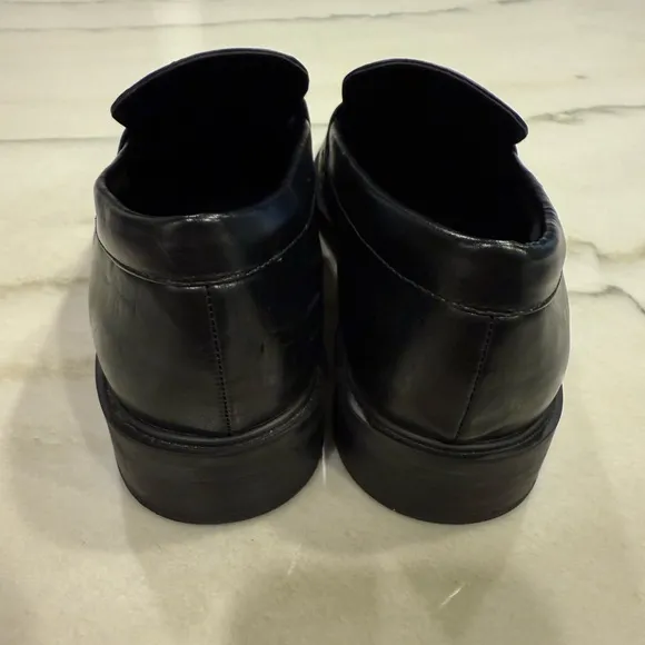 Abercrombie &amp; Fitch Loafers Size 10 Black Faux Leather