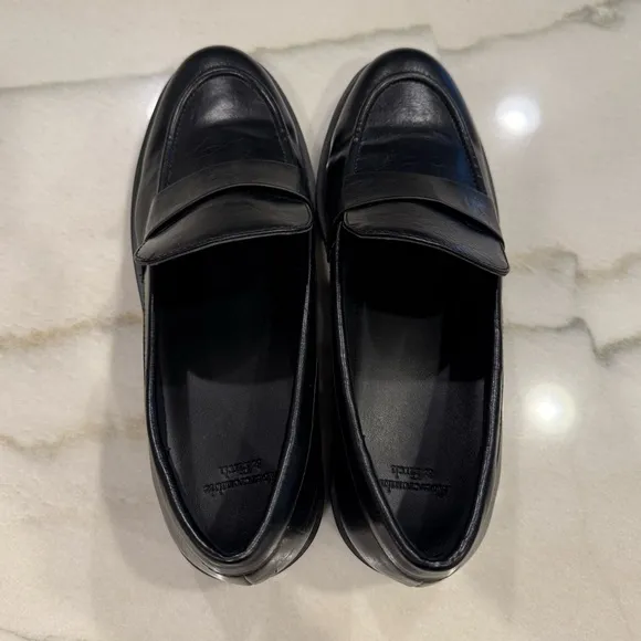 Abercrombie &amp; Fitch Loafers Size 10 Black Faux Leather