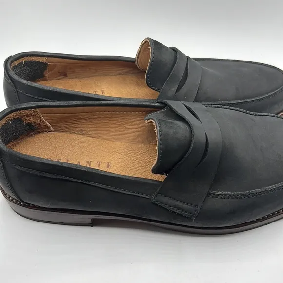 Adelante Penny Loafers The Lorenzo Black