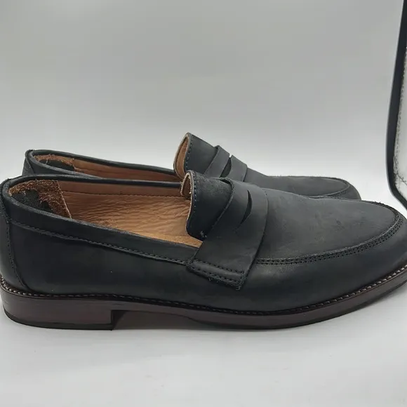 Adelante Penny Loafers The Lorenzo Black