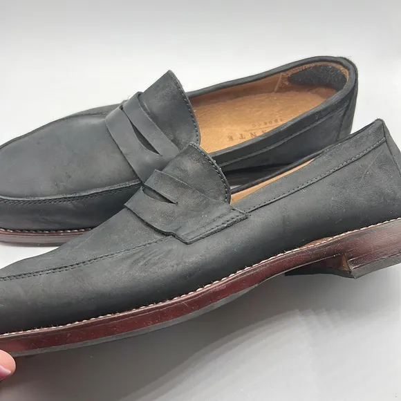 Adelante Penny Loafers The Lorenzo Black