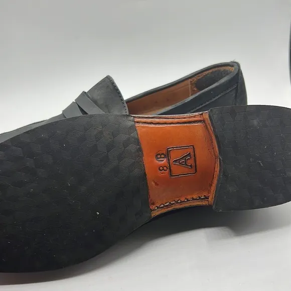Adelante Penny Loafers The Lorenzo Black