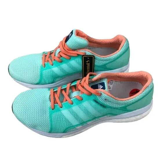 Adidas Adizero Tempo Size 10 Running Shoes Sneakers Green Workout Comfort