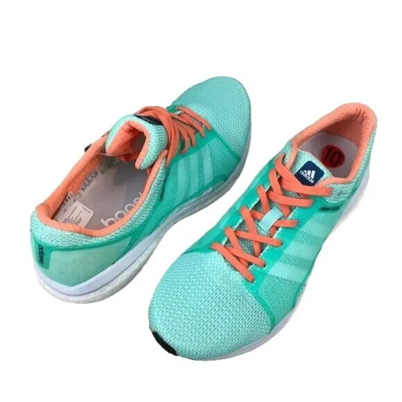 Adidas Adizero Tempo Size 10 Running Shoes Sneakers Green Workout Comfort