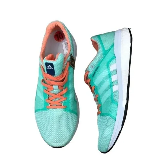 Adidas Adizero Tempo Size 10 Running Shoes Sneakers Green Workout Comfort