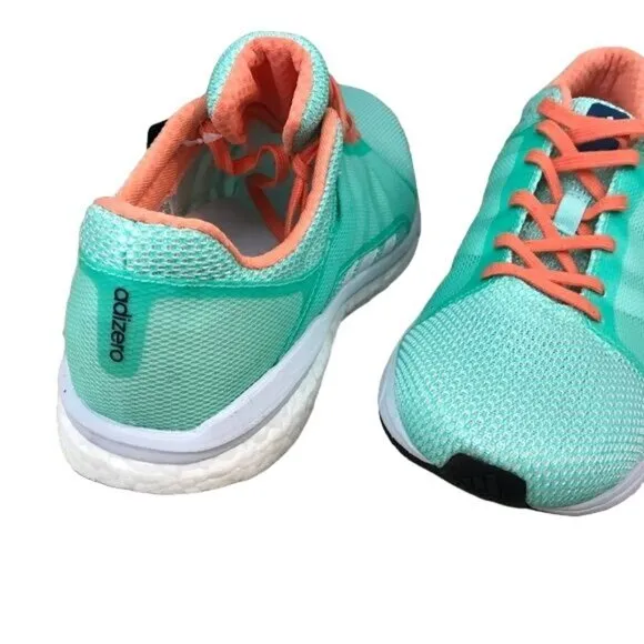 Adidas Adizero Tempo Size 10 Running Shoes Sneakers Green Workout Comfort