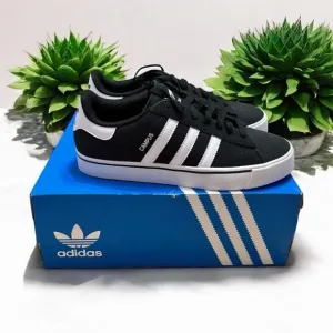 Adidas Campus Vulc J Black White Retro Sneakers IH8038 Size Men 10