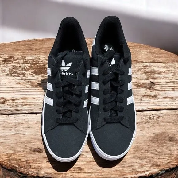 Adidas Campus Vulc J Black White Retro Sneakers IH8038 Size Men 10