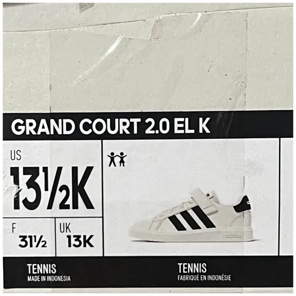 ADIDAS • Grand Court 2.0 Sneakers Shoes Includes Box