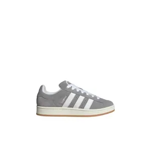 Adidas Grey Suede Lace-up Sneakers with Leather Lining Women