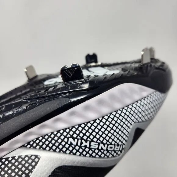 Adidas‎ Icon 6 Bounce Size 16 Mens Metal Baseball Cleats Black White EG7603