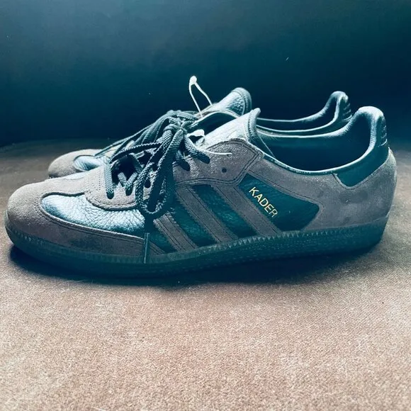 Adidas IF9235 x Kader Sylla Samba ADV Sneakers Black Brown 28.5cm 10.5 US 10 UK