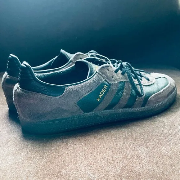 Adidas IF9235 x Kader Sylla Samba ADV Sneakers Black Brown 28.5cm 10.5 US 10 UK