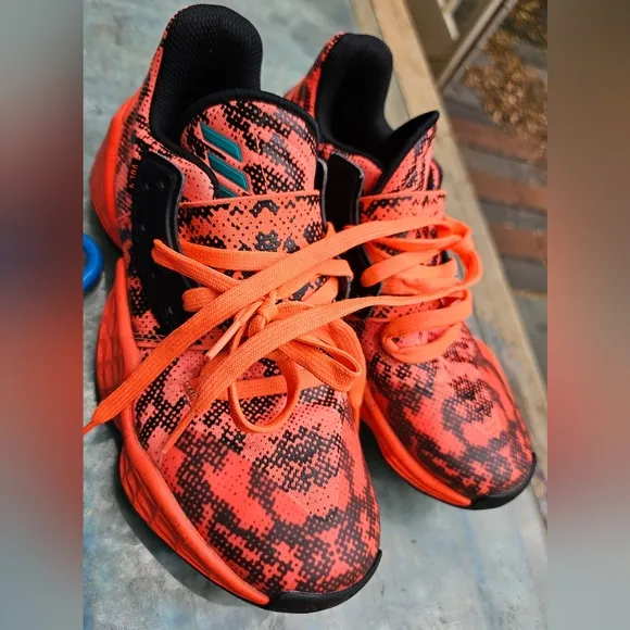 Adidas James Harden Vol 4 Basketball Sneakers Shoes Boys Kids Size 5.5