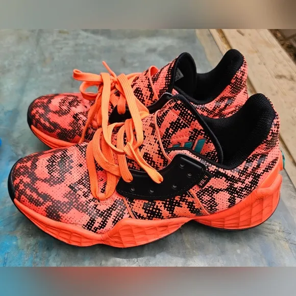 Adidas James Harden Vol 4 Basketball Sneakers Shoes Boys Kids Size 5.5
