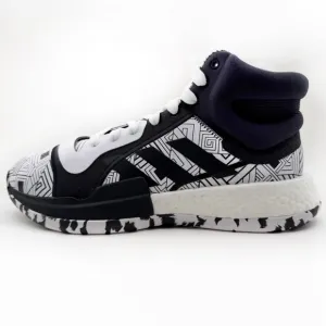 Adidas Marquee Boost Graffiti Basketball Sneakers Mens Size 8.5 Black White