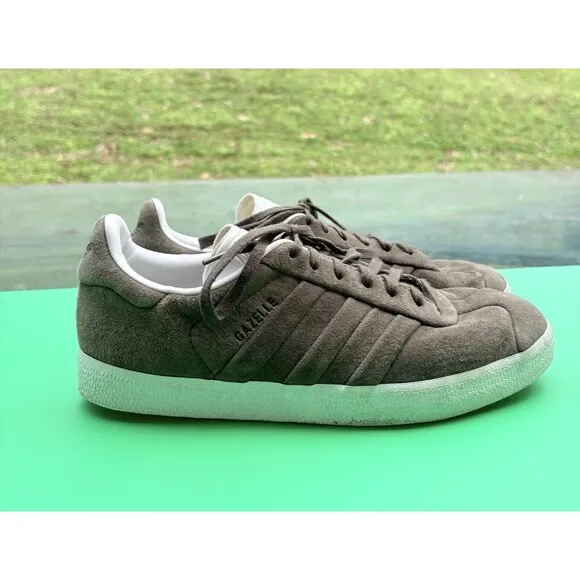 Adidas Men’s Gazelle Stitch And Turn Originals Size 9.5 Green |CQ2359|