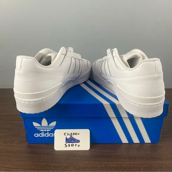 adidas Originals Forum Low classic triple white sneakers  HQ6827 Men’s Size 12