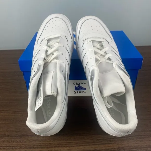 adidas Originals Forum Low classic triple white sneakers  HQ6827 Men’s Size 12