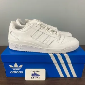 adidas Originals Forum Low classic triple white sneakers  HQ6827 Men’s Size 12