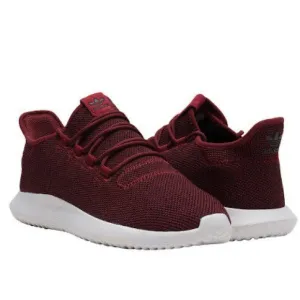 Adidas Originals  Men's Tubular Shadow Athletic Sneakers in Burgundy Size 10.5
