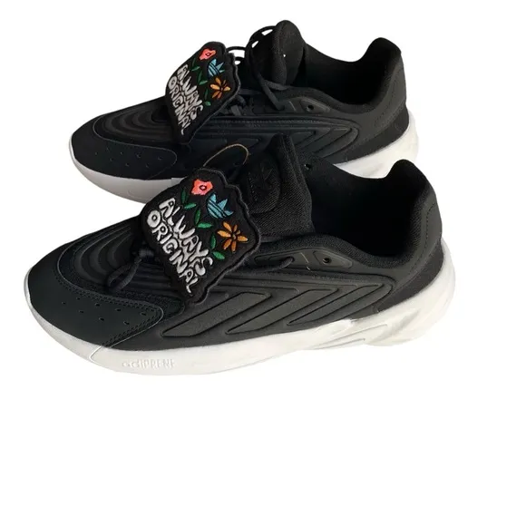 Adidas Ozelia Always Original Sneakers Shoe Size 9.5 Core Black Cloud White NWT