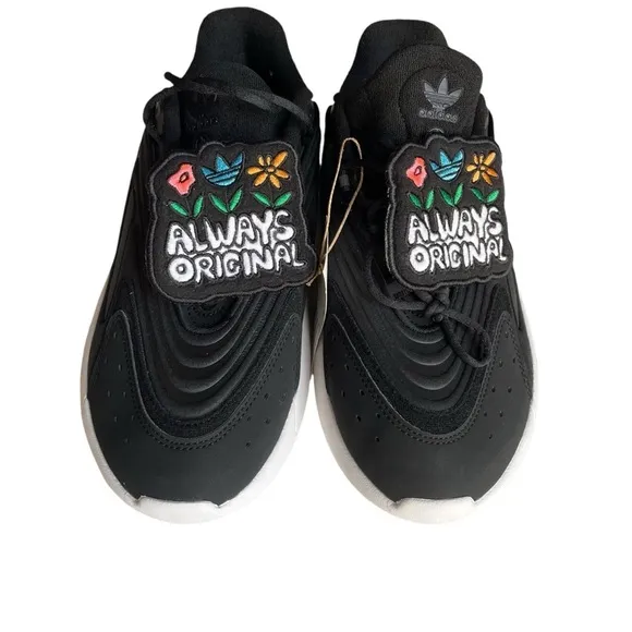 Adidas Ozelia Always Original Sneakers Shoe Size 9.5 Core Black Cloud White NWT