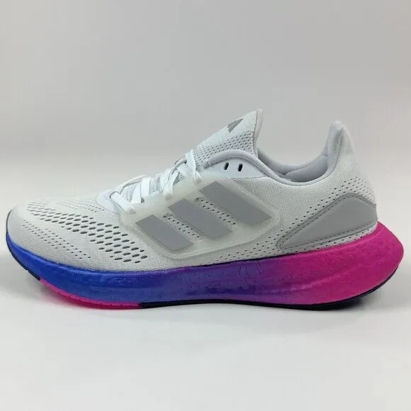 adidas Pureboost 22 W Womens White Mesh Upper Running Shoes Sneakers HQ8576