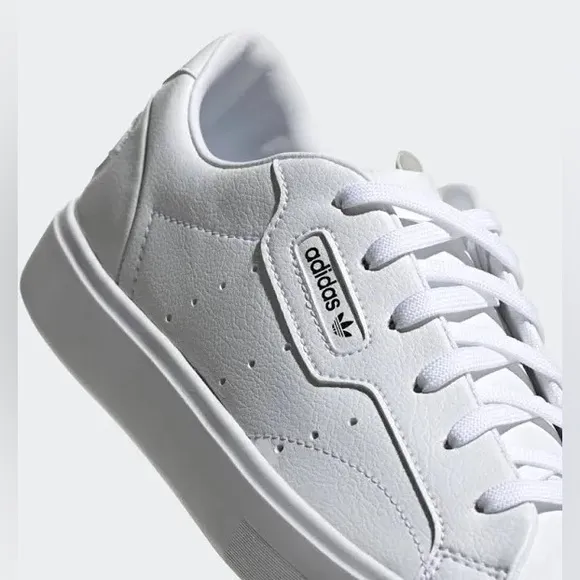 Adidas — Sleek Sneakers — Cloud White, New without box