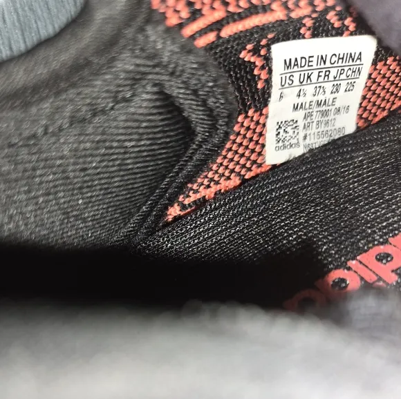 Adidas Sply-350 Black and Red Sneakers with Primeknit Upper