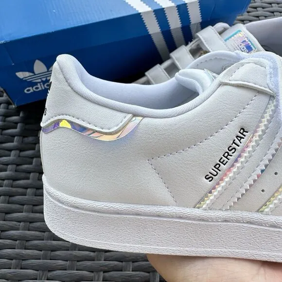 Adidas Superstar Iridescent Kid's Athletic Shoes GV8903 Size 3