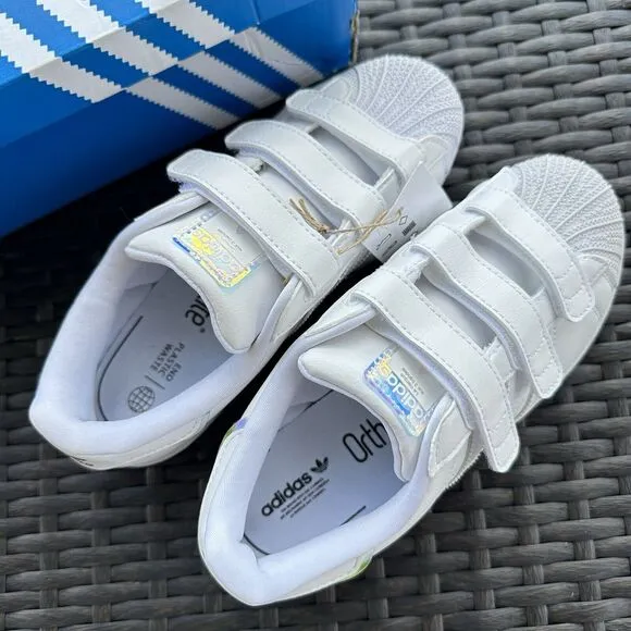 Adidas Superstar Iridescent Kid's Athletic Shoes GV8903 Size 3