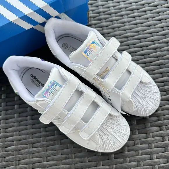 Adidas Superstar Iridescent Kid's Athletic Shoes GV8903 Size 3